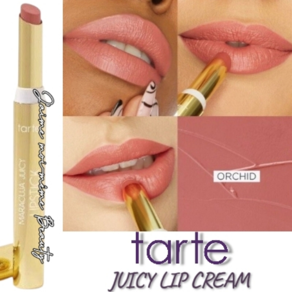Tarte Orchid Maracuja Juicy Lip Cream Lipstick - Cool Toned Nude Pink